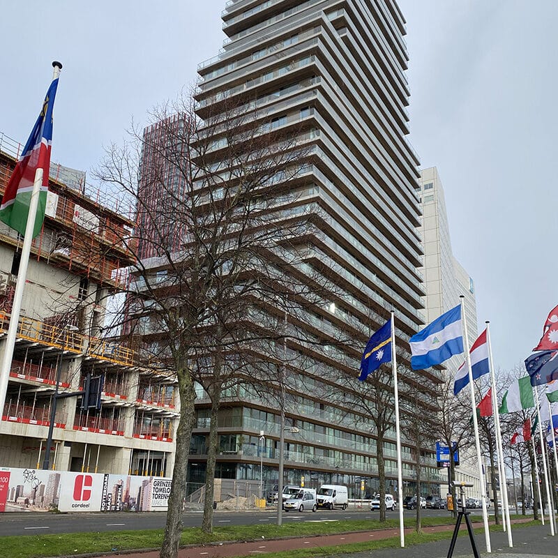 HRC projecten - Terraced Tower Rotterdam - nog een uitzicht vanaf de Boompjes